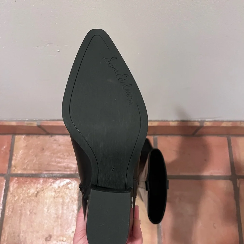 Sam Edelman Black Western Boots - Picture 4 of 5